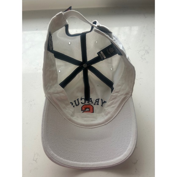 Syracuse Orange White Baseball Cap 47 Brand OSFA Adjustable Strap - Picture 4 of 6